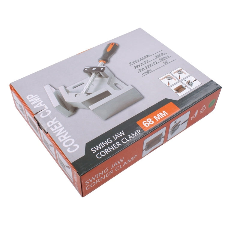 Aluminum Single Handle 90 Degree Right Angle Clamp Angle Clamp Woodworking Frame Clip Right Angle Folder Tool
