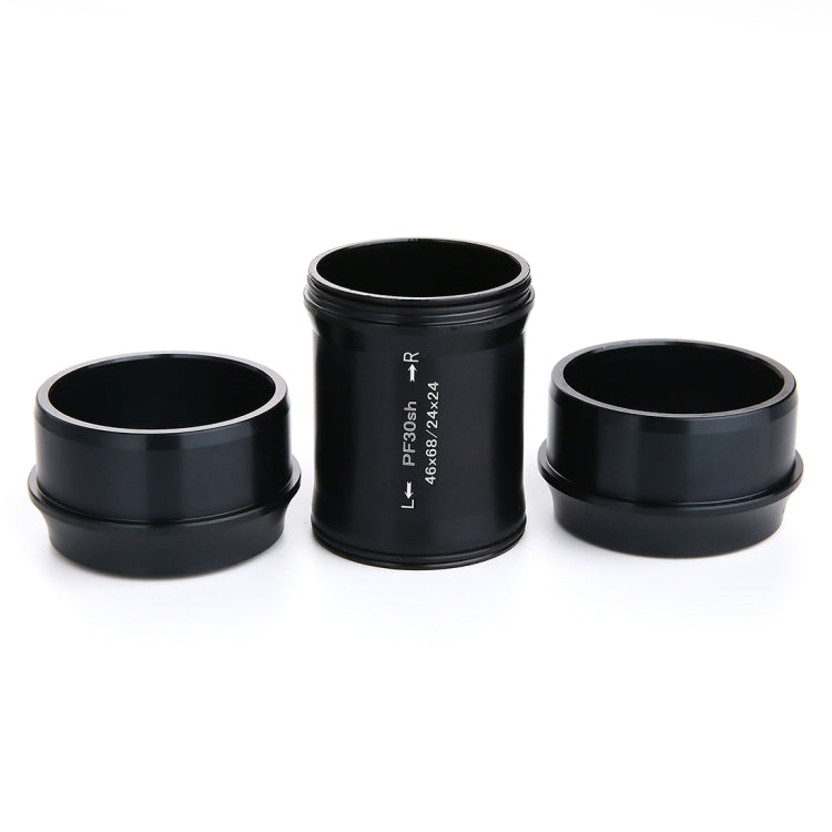 PF30 Press Fit Style Bottom Bracket Fits 68-73mm for SHIMANO, Prowheel, SRAM GXP Mountain Bike (Black)