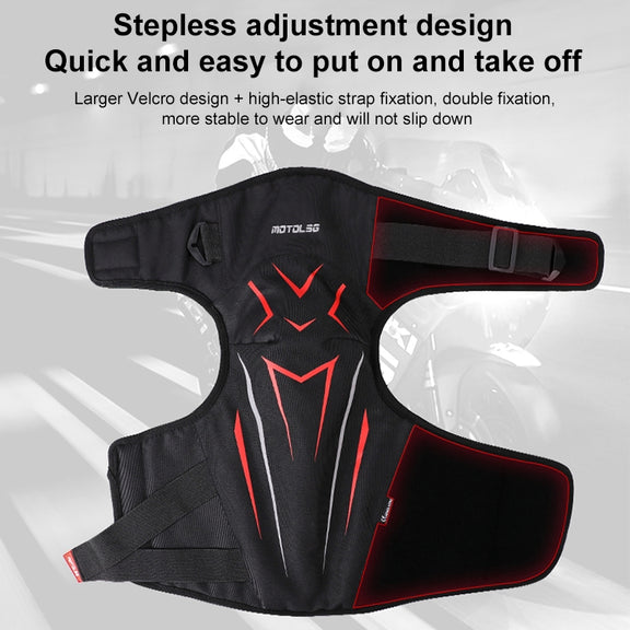 MOTOLSG 2 in 1 Knee Pads Motorcycle Bicycle Riding Warm Fleece Soft Protective Gear with CE Protector (Black Yellow)