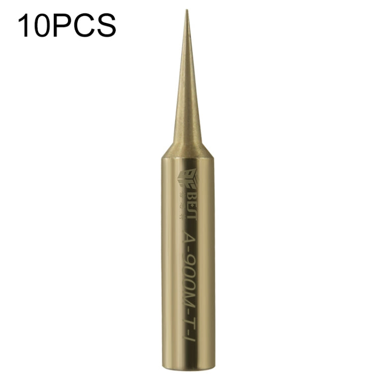 10 PCS BEST Pure Copper Low Temperature Soldering Iron Tip Special for Welding Fly Jump Wire A-900M-T-I - free shipping - PMC Jewellery - Order now!