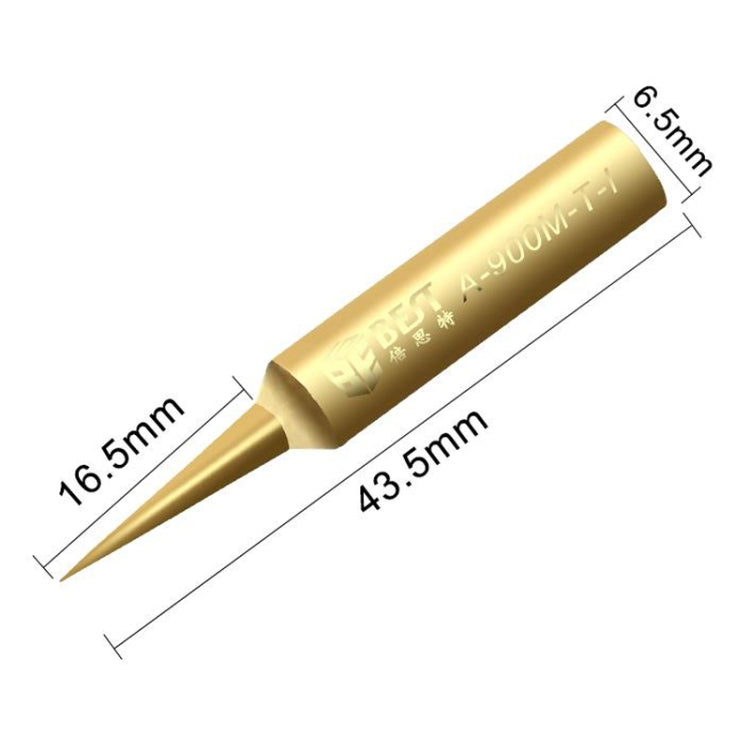 10 PCS BEST Pure Copper Low Temperature Soldering Iron Tip Special for Welding Fly Jump Wire A-900M-T-I - free shipping - PMC Jewellery - Order now!