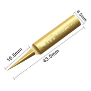 10 PCS BEST Pure Copper Low Temperature Soldering Iron Tip Special for Welding Fly Jump Wire A-900M-T-I