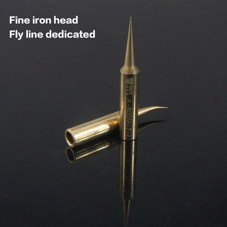 10 PCS BEST Pure Copper Low Temperature Soldering Iron Tip Special for Welding Fly Jump Wire A-900M-T-I - free shipping - PMC Jewellery - Order now!