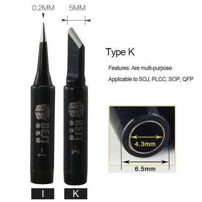 10 PCS BEST Lead Free Series Soldering Tip Welding Contact Head A-900M-T-K - free shipping - PMC Jewellery - Order now!