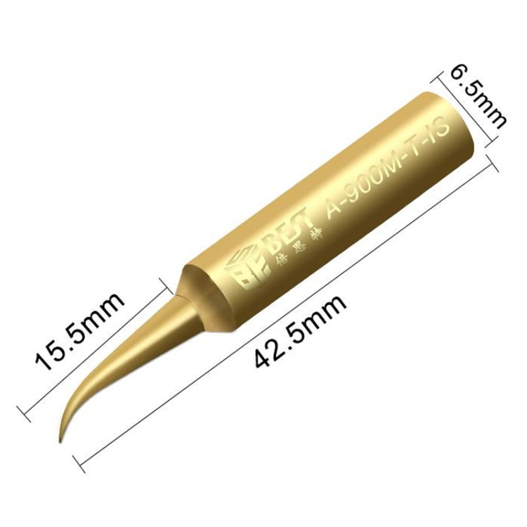 10 PCS BEST Pure Copper Low Temperature Soldering Iron Tip Special for Welding Fly Jump Wire A-900M-T-IS - free shipping - PMC Jewellery - Order now!