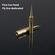 10 PCS BEST Pure Copper Low Temperature Soldering Iron Tip Special for Welding Fly Jump Wire A-900M-T-IS
