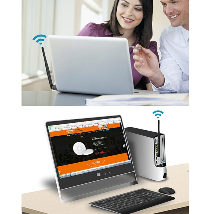 2 in 1 Bluetooth 4.0 + 150Mbps 2.4GHz USB WiFi Wireless Adapter with 2D1 External Antenna - Wireless Routers by PMC Jewellery | Online Shopping South Africa | PMC Jewellery | Buy Now Pay Later Mobicred