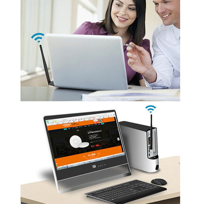 2 in 1 Bluetooth 4.0 + 150Mbps 2.4GHz USB WiFi Wireless Adapter with 2D1 External Antenna - Wireless Routers by PMC Jewellery | Online Shopping South Africa | PMC Jewellery | Buy Now Pay Later Mobicred