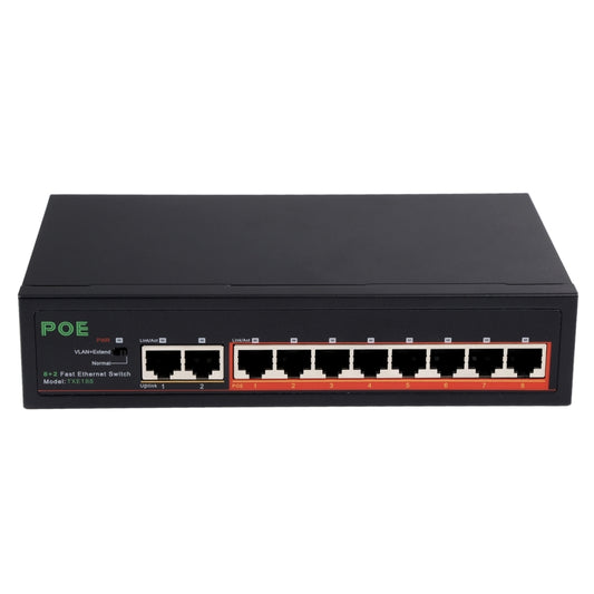 8 Ports 10/100Mbps POE Switch IEEE802.3af Power Over Ethernet Network Switch for IP Camera VoIP Phone AP Devices - Switch by PMC Jewellery | Online Shopping South Africa | PMC Jewellery | Buy Now Pay Later Mobicred