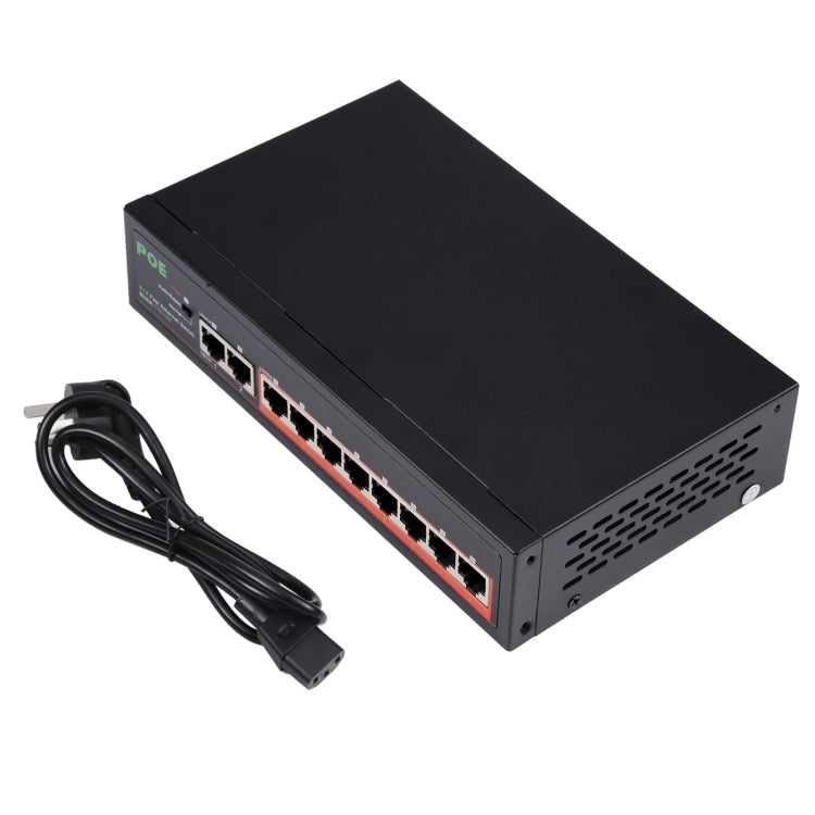 8 Ports 10/100Mbps POE Switch IEEE802.3af Power Over Ethernet Network Switch for IP Camera VoIP Phone AP Devices - Switch by PMC Jewellery | Online Shopping South Africa | PMC Jewellery | Buy Now Pay Later Mobicred