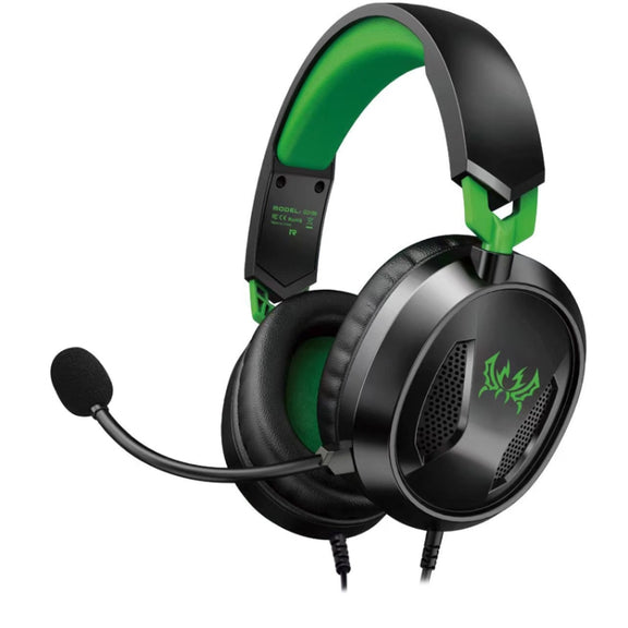 KOTION EACH G3100 Stereo Bass Gaming Headset with Omni-directional Mic,Cable Length: 1.7m(Black+Green)