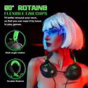 KOTION EACH G3100 Stereo Bass Gaming Headset with Omni-directional Mic,Cable Length: 1.7m(Black+Green)