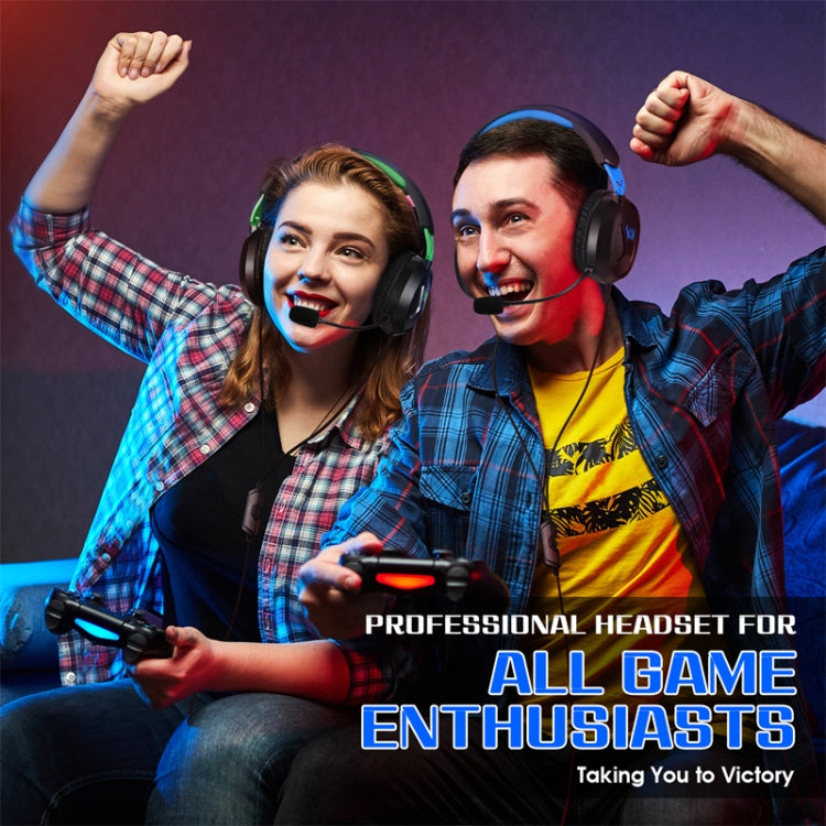 KOTION EACH G3100 Stereo Bass Gaming Headset with Omni-directional Mic,Cable Length: 1.7m(Black+Blue) - free shipping - PMC Jewellery - Order now!