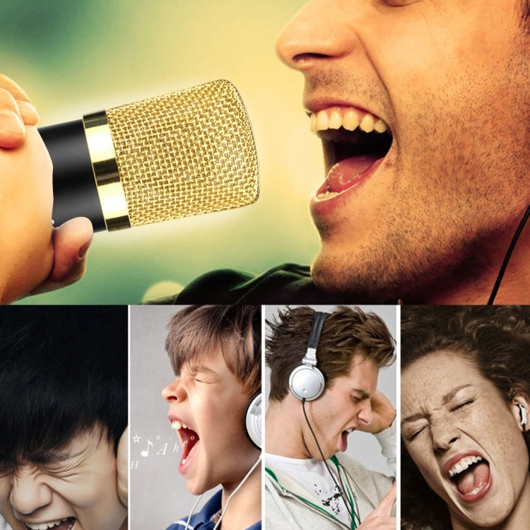 FIFINE F-700 Professional Condenser Sound Recording Microphone with Shock Mount for Studio Radio Broadcasting & Live Boardcast, 3.5mm Earphone Port, Cable Length: 2.5m(Silver) - Microphone by PMC TechLife | Online Shopping South Africa | PMC TechLife | Buy Now Pay Later Mobicred