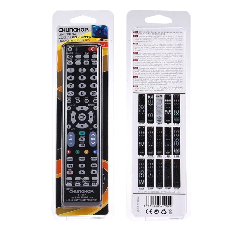 CHUNGHOP E-S903 Universal Remote Controller for SAMSUNG LED LCD HDTV 3DTV - TV by CHUNGHOP | Online Shopping South Africa | PMC Jewellery | Buy Now Pay Later Mobicred