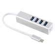 5Gbps Super Speed Self / Bus Power 4 Ports USB 3.0 to USB-C / Type-C HUB Converter (Silver) - USB HUB by PMC TechLife | Online Shopping South Africa | PMC TechLife | Buy Now Pay Later Mobicred