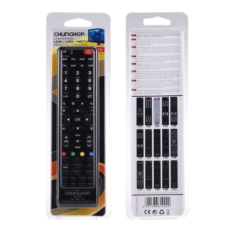 CHUNGHOP E-T908 Universal Remote Controller for TCL LED TV / LCD TV / HDTV / 3DTV - TV by CHUNGHOP | Online Shopping South Africa | PMC Jewellery | Buy Now Pay Later Mobicred