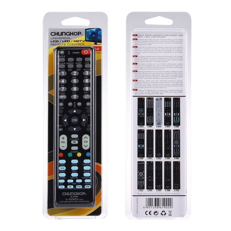 CHUNGHOP E-K906 Universal Remote Controller for KONKA LED TV / LCD TV / HDTV / 3DTV - TV by CHUNGHOP | Online Shopping South Africa | PMC Jewellery | Buy Now Pay Later Mobicred