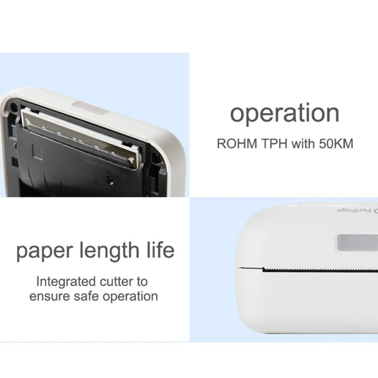 Peripage A6 Portable Inkless Pocket Thermal Bluetooth Printer(Blue) - free shipping - PMC TechLife - Order now!