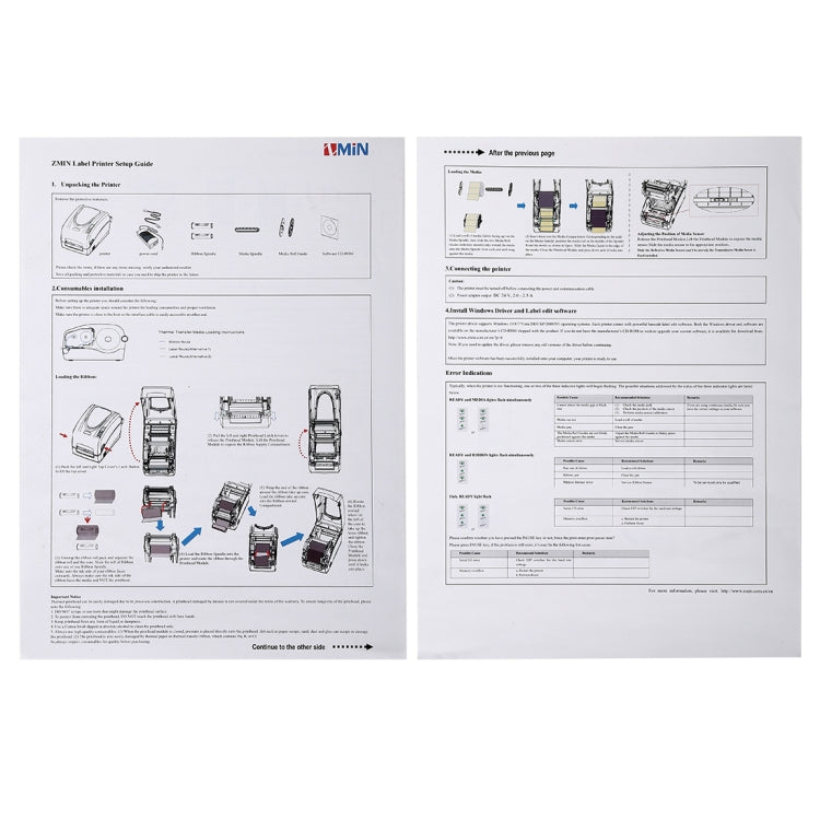 X1 Convenient USB Port Thermal Automatic Calibration Barcode Printer Supermarket, Tea Shop, Restaurant, Max Supported Thermal Paper Size: 57*30mm(Black)