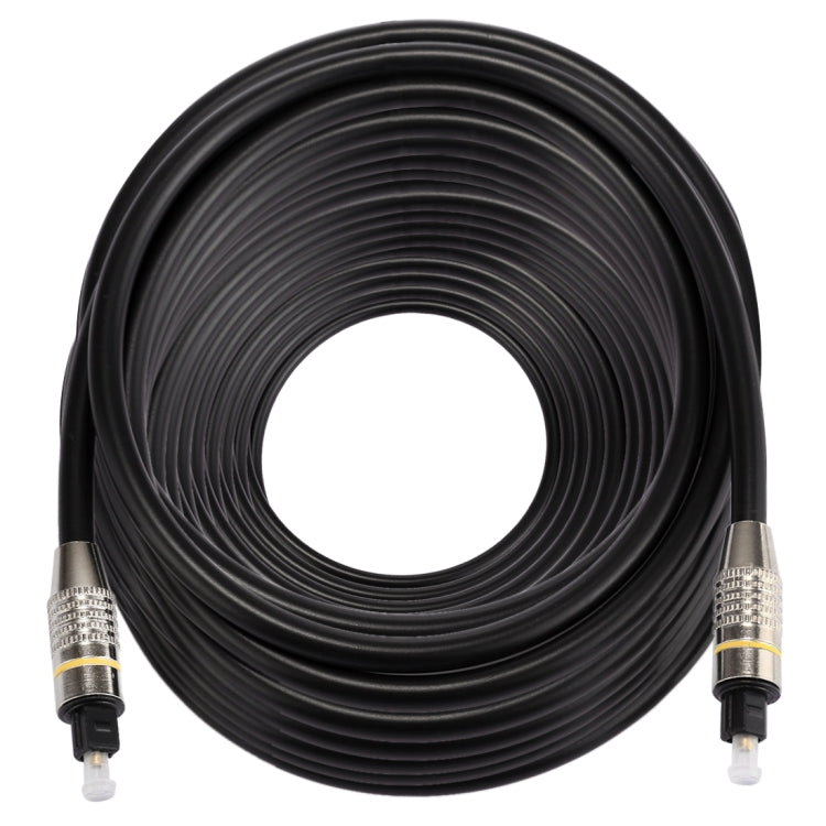 30m OD6.0mm Nickel Plated Metal Head Toslink Male to Male Digital Optical Audio Cable - Audio Optical Cables by PMC Jewellery | Online Shopping South Africa | PMC Jewellery | Buy Now Pay Later Mobicred