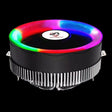 3 Pin Computer Components Chassis Fan Host Silent Cooling Fan with RGB Color Light for Intel: 1775 1366 1150 1151 1155 1156 (AMD: 754 939 AM2 AM2+ AM3 AM3+) - Fan Cooling by PMC TechLife | Online Shopping South Africa | PMC TechLife | Buy Now Pay Later Mobicred