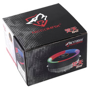 3 Pin Computer Components Chassis Fan Host Silent Cooling Fan with RGB Color Light for Intel: 1775 1366 1150 1151 1155 1156 (AMD: 754 939 AM2 AM2+ AM3 AM3+)
