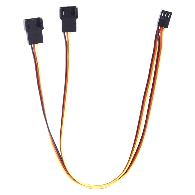 1 to 2 3 Pin Computer Components Chassis Fan Cable, Length: 30cm - Power Cord by PMC Jewellery | Online Shopping South Africa | PMC Jewellery | Buy Now Pay Later Mobicred