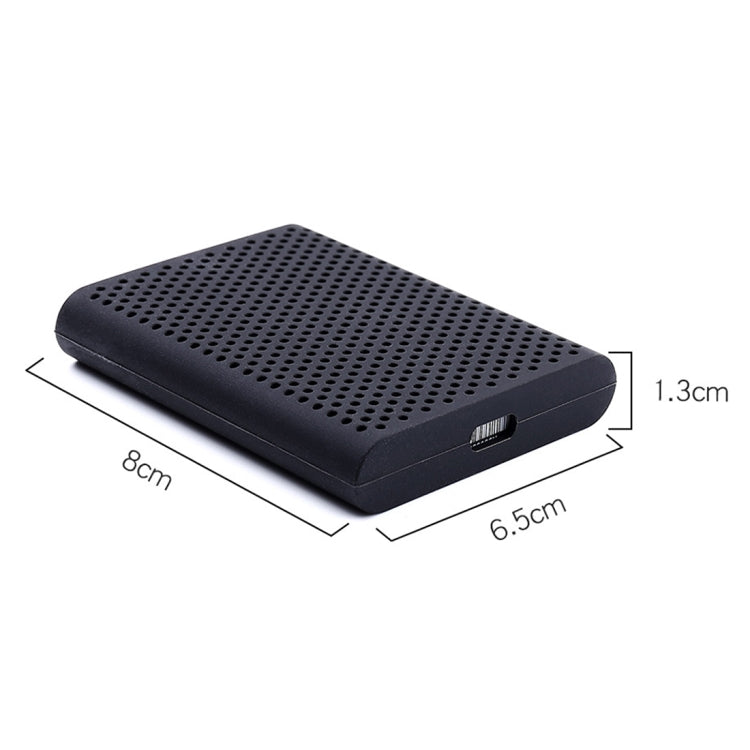 PT500 Scratch-resistant All-inclusive Portable Hard Drive Silicone Protective Case for Samsung Portable SSD T5, with Vents (Black) - Hard Drive Bags & Cases by PMC TechLife | Online Shopping South Africa | PMC TechLife