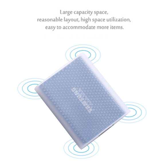 PT500 Scratch-resistant All-inclusive Portable Hard Drive Silicone Protective Case for Samsung Portable SSD T5, with Vents (Black)