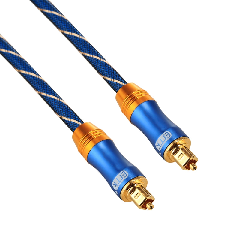 EMK LSYJ-A 1.5m OD6.0mm Gold Plated Metal Head Toslink Male to Male Digital Optical Audio Cable - Audio Optical Cables by EMK | Online Shopping South Africa | PMC Jewellery | Buy Now Pay Later Mobicred
