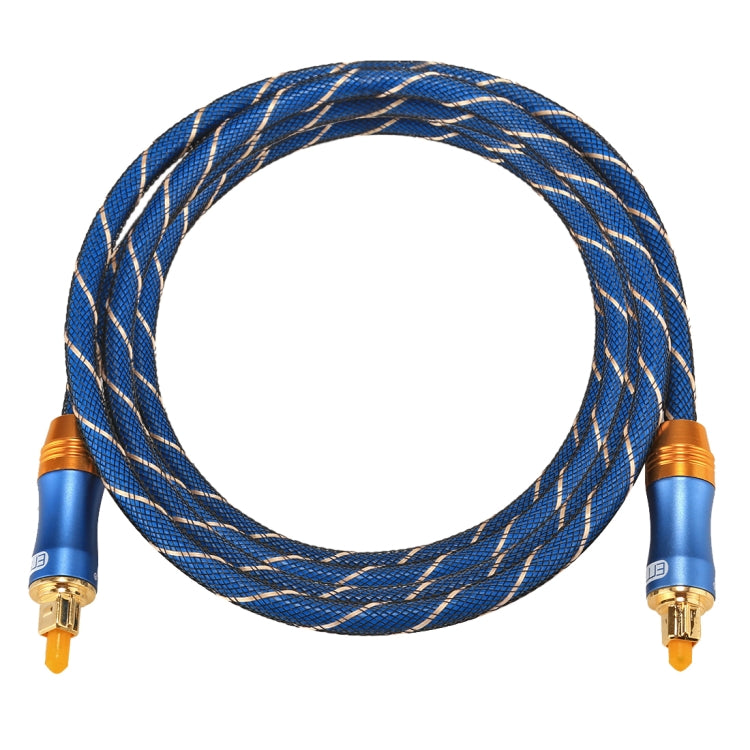 EMK LSYJ-A 1.5m OD6.0mm Gold Plated Metal Head Toslink Male to Male Digital Optical Audio Cable - Audio Optical Cables by EMK | Online Shopping South Africa | PMC Jewellery | Buy Now Pay Later Mobicred