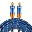 EMK LSYJ-A 5m OD6.0mm Gold Plated Metal Head Toslink Male to Male Digital Optical Audio Cable - free shipping - PMC TechLife - Order now!