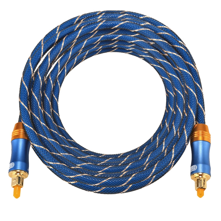 EMK LSYJ-A 5m OD6.0mm Gold Plated Metal Head Toslink Male to Male Digital Optical Audio Cable - free shipping - PMC Jewellery - Order now!