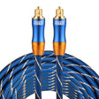 EMK LSYJ-A 8m OD6.0mm Gold Plated Metal Head Toslink Male to Male Digital Optical Audio Cable - Audio Optical Cables by EMK | Online Shopping South Africa | PMC TechLife | Buy Now Pay Later Mobicred