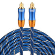 EMK LSYJ-A 20m OD6.0mm Gold Plated Metal Head Toslink Male to Male Digital Optical Audio Cable - Audio Optical Cables by EMK | Online Shopping South Africa | PMC TechLife | Buy Now Pay Later Mobicred