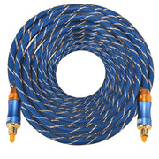 EMK LSYJ-A 20m OD6.0mm Gold Plated Metal Head Toslink Male to Male Digital Optical Audio Cable
