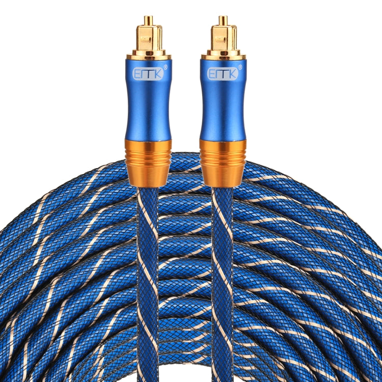 EMK LSYJ-A 30m OD6.0mm Gold Plated Metal Head Toslink Male to Male Digital Optical Audio Cable - free shipping - PMC Jewellery - Order now!