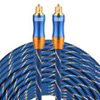 EMK LSYJ-A 30m OD6.0mm Gold Plated Metal Head Toslink Male to Male Digital Optical Audio Cable - free shipping - PMC TechLife - Order now!