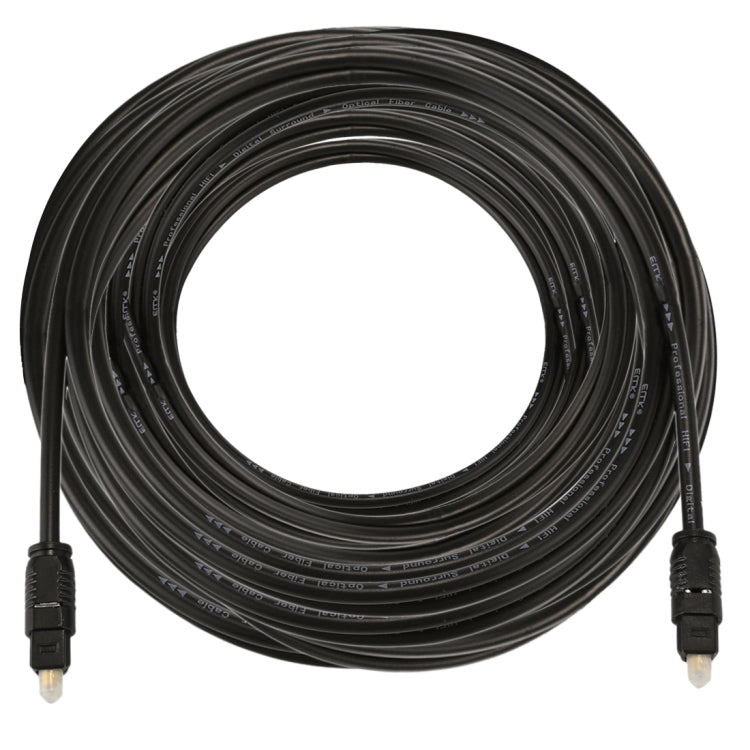 EMK 15m OD4.0mm Toslink Male to Male Digital Optical Audio Cable - free shipping - PMC Jewellery - Order now!