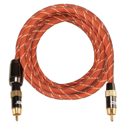 EMK TZ/A 3m OD8.0mm Gold Plated Metal Head RCA to RCA Plug Digital Coaxial Interconnect Cable Audio / Video RCA Cable - free shipping - PMC Jewellery - Order now!