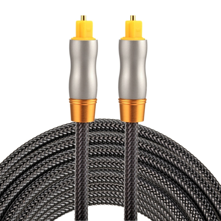 3m OD6.0mm Gold Plated Metal Head Woven Line Toslink Male to Male Digital Optical Audio Cable - Audio Optical Cables by PMC TechLife | Online Shopping South Africa | PMC TechLife | Buy Now Pay Later Mobicred