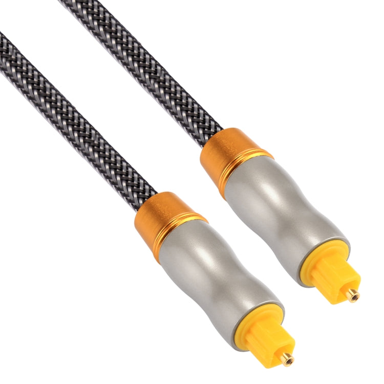 3m OD6.0mm Gold Plated Metal Head Woven Line Toslink Male to Male Digital Optical Audio Cable - Audio Optical Cables by PMC Jewellery | Online Shopping South Africa | PMC Jewellery | Buy Now Pay Later Mobicred