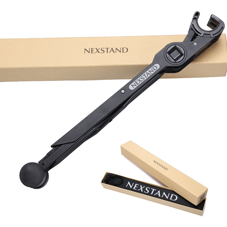 Nexstand K2 Laptop Height Extender Holder Stand Folding Portable Computer Heat Dissipation Bracket, Size: 35.4x4x4cm(Black) - MacBook Holder by PMC Jewellery | Online Shopping South Africa | PMC Jewellery | Buy Now Pay Later Mobicred