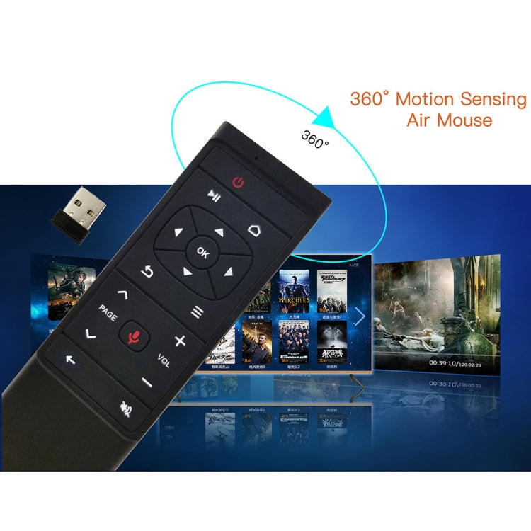 MT12 2.4G Air Mouse Remote Control with Fidelity Voice Input & IR Learning for PC & Android TV Box & Laptop & Projector - free shipping - PMC Jewellery - Order now!