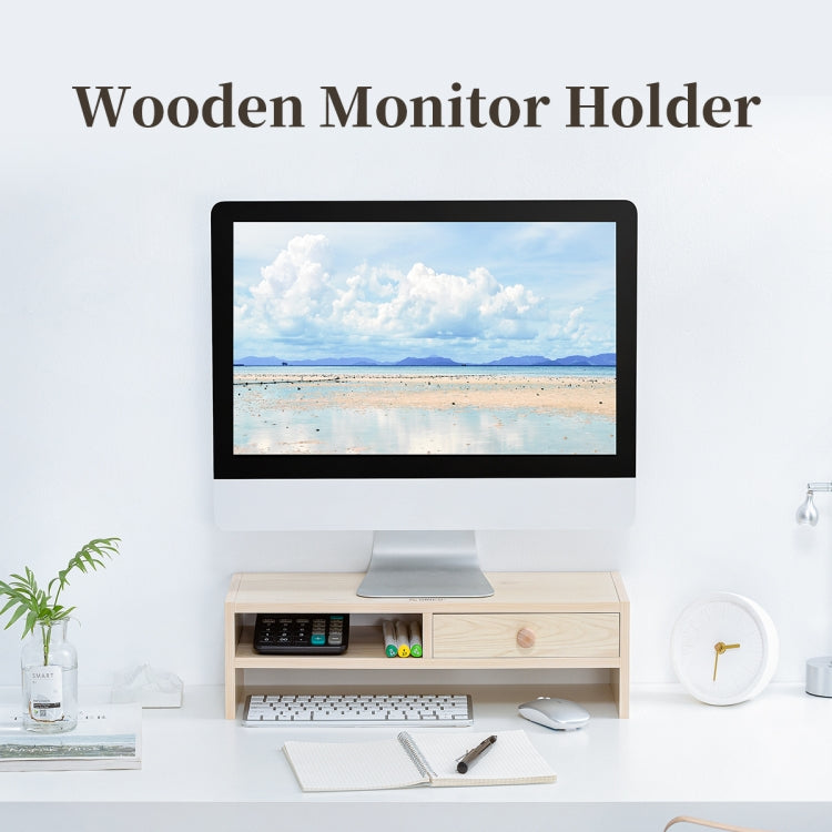 ORICO MSR-01-WD-BP Wood Grain Computer Monitor Holder, Size: 50 x 20 x 6.1cm - free shipping - PMC Jewellery - Order now!