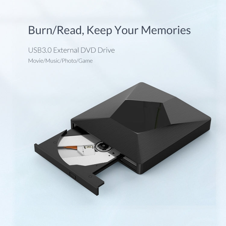 ORICO DVD-XD007 Portable USB 3.0 Interface External CD DVD Optical Drive CD/DVD-RW Recorder - free shipping - PMC Jewellery - Order now!