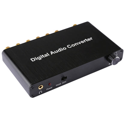 2CH Digital Audio Decoder Converter with Optical Toslink SPDIF Coaxial for Home Theater / PS4 / PS3 / XBOX360, Support Volume Control, AC-3, DTS - RCA Adapter by PMC Jewellery | Online Shopping South Africa | PMC Jewellery | Buy Now Pay Later Mobicred