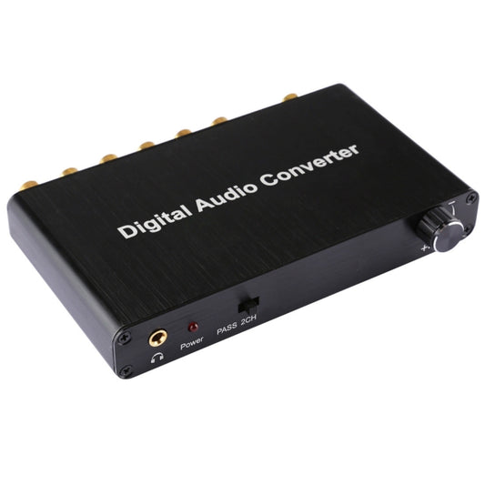 2CH Digital Audio Decoder Converter with Optical Toslink SPDIF Coaxial for Home Theater / PS4 / PS3 / XBOX360, Support Volume Control, AC-3, DTS - RCA Adapter by PMC Jewellery | Online Shopping South Africa | PMC Jewellery | Buy Now Pay Later Mobicred