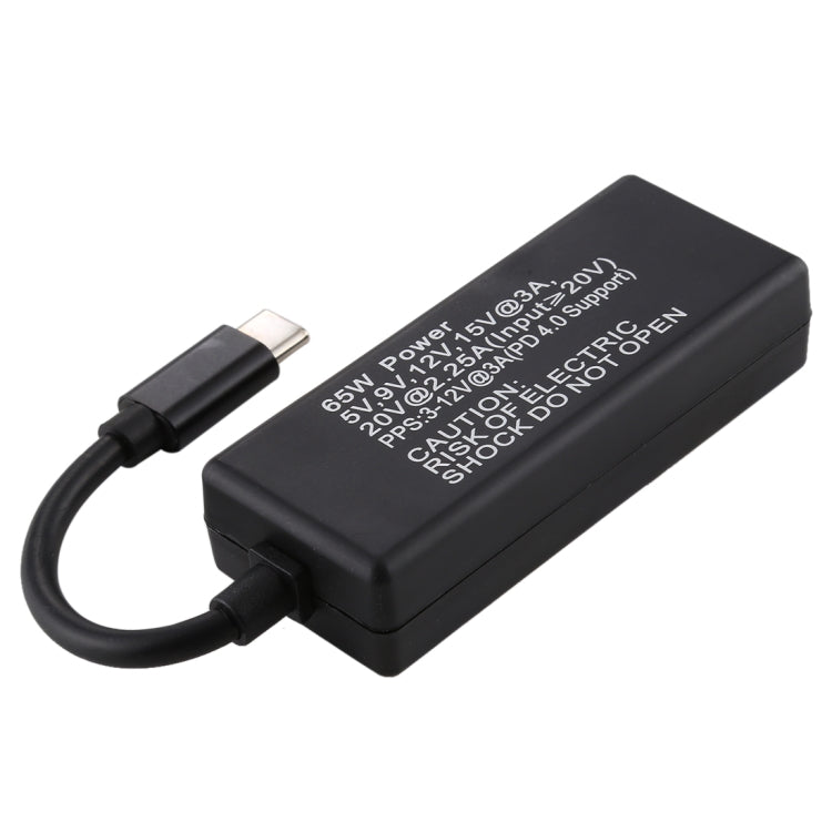 65W 5 Pin MagSafe Series to USB-C / Type-C Converter for MacBook (Black) - Cable & Adapter by PMC Jewellery | Online Shopping South Africa | PMC Jewellery | Buy Now Pay Later Mobicred